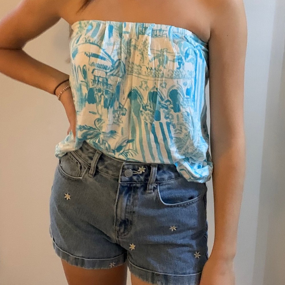 Lilly Pulitzer flowy tube top
